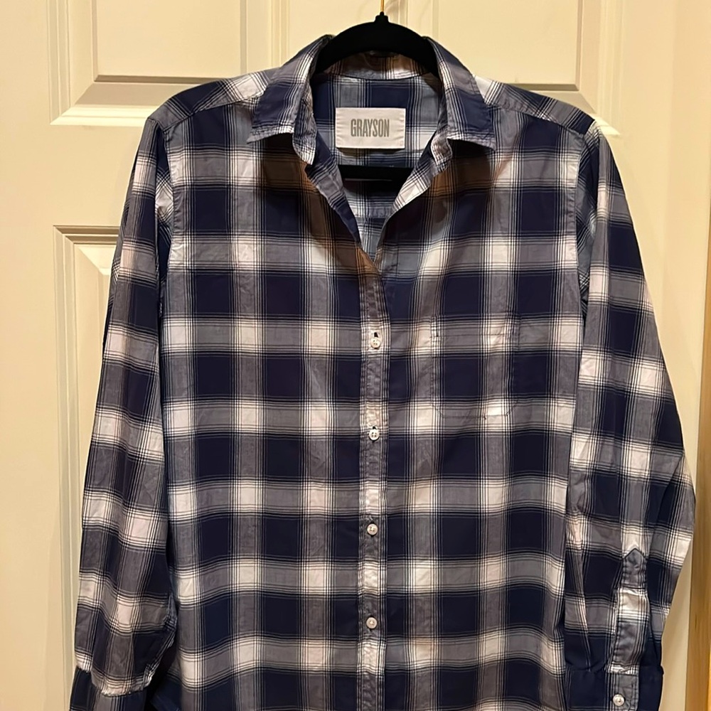 Grayson By Frank & Eileen The Hero Plaid Button D… - image 2